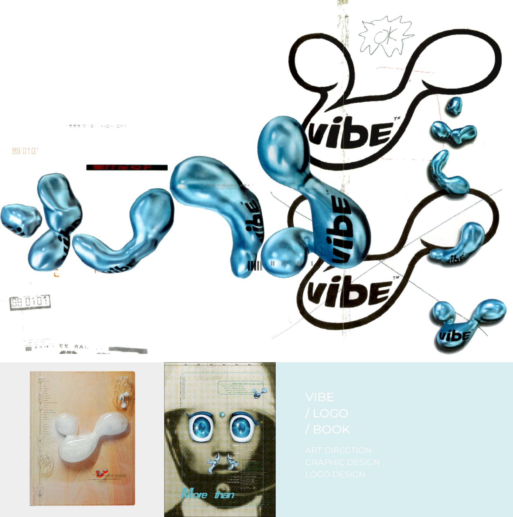 VIBE / LOGO / BOOK - ART DIRECTION GRAPHIC DESIGN LOGO DESIGN