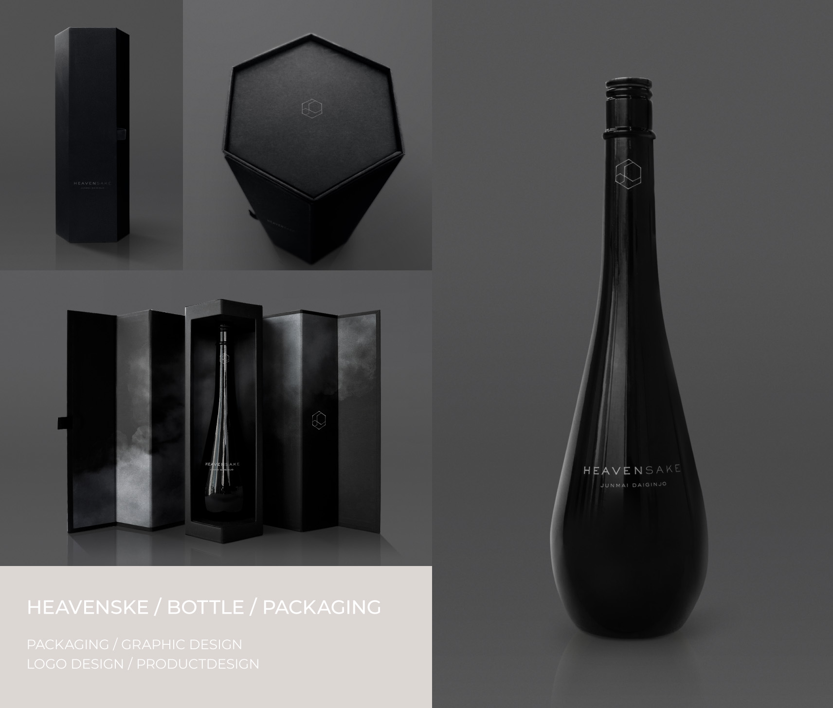 HEAVENSKE / BOTTLE / PACKAGING - PACKAGING / GRAPHIC DESIGN LOGO DESIGN / PRODUCTDESIGN